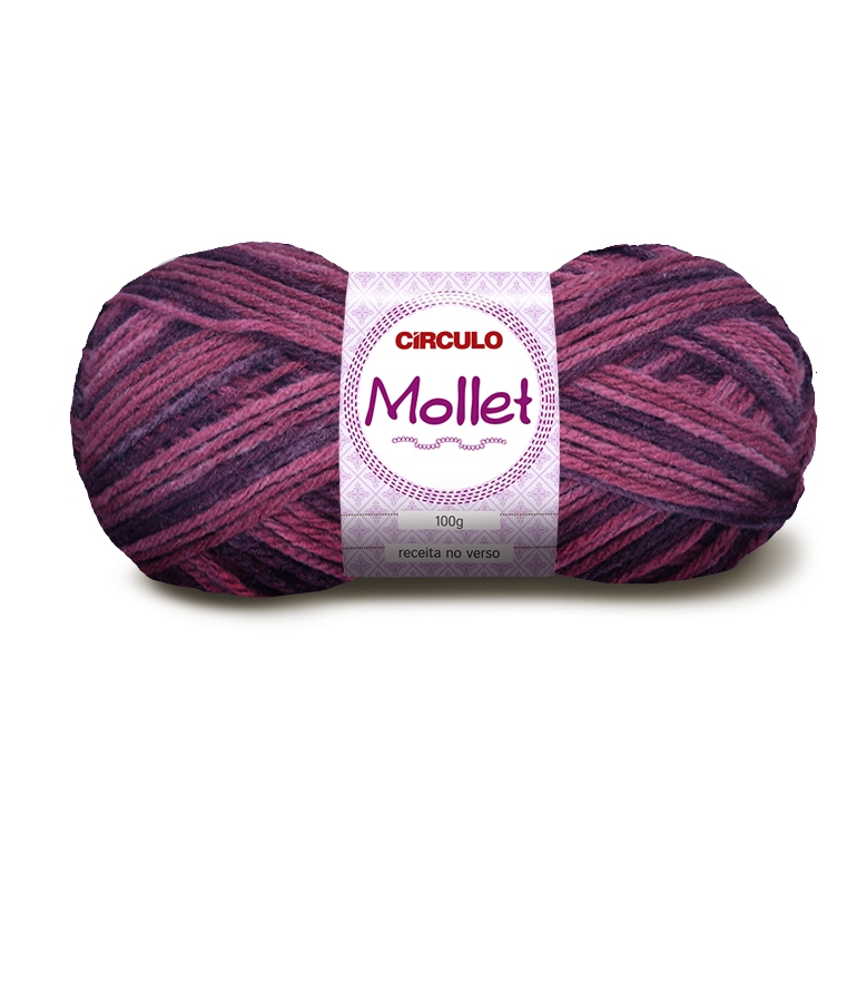 LANA MOLLET CIRCULO 9213 MALBEC
